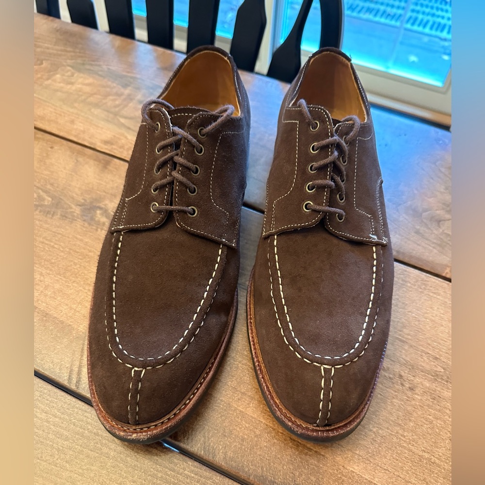 Meermin Men’s Brown Suede Oxford Size 11 US 10 UK